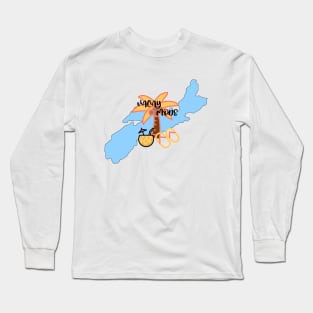 Nova Scotia Canada, Vacation Mode Long Sleeve T-Shirt